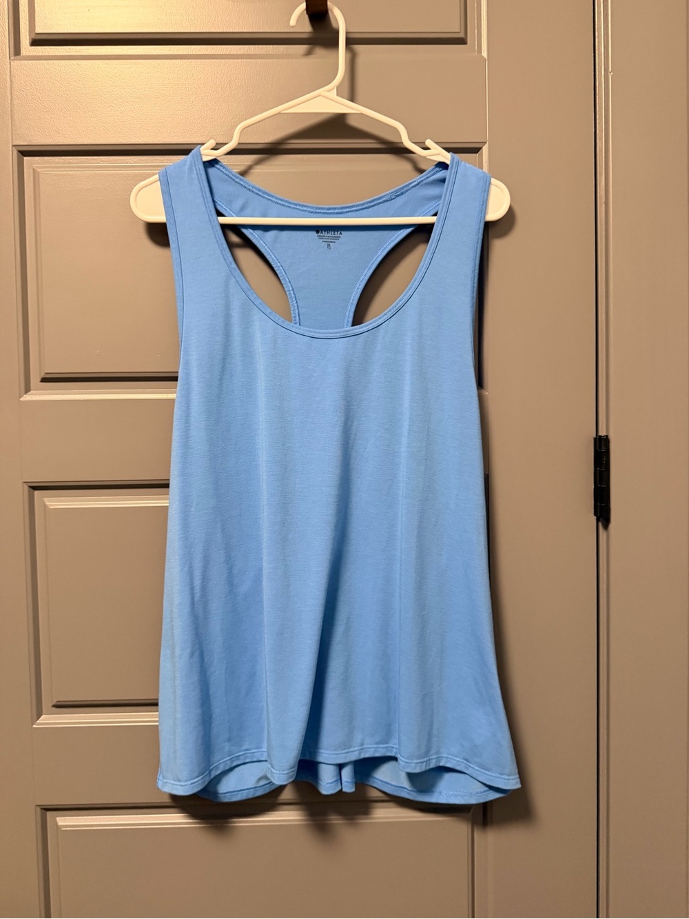 Athleta Sky Blue Racerback Tank XL